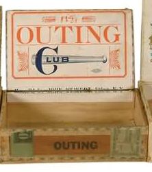1900  Outing Club Cigar Box